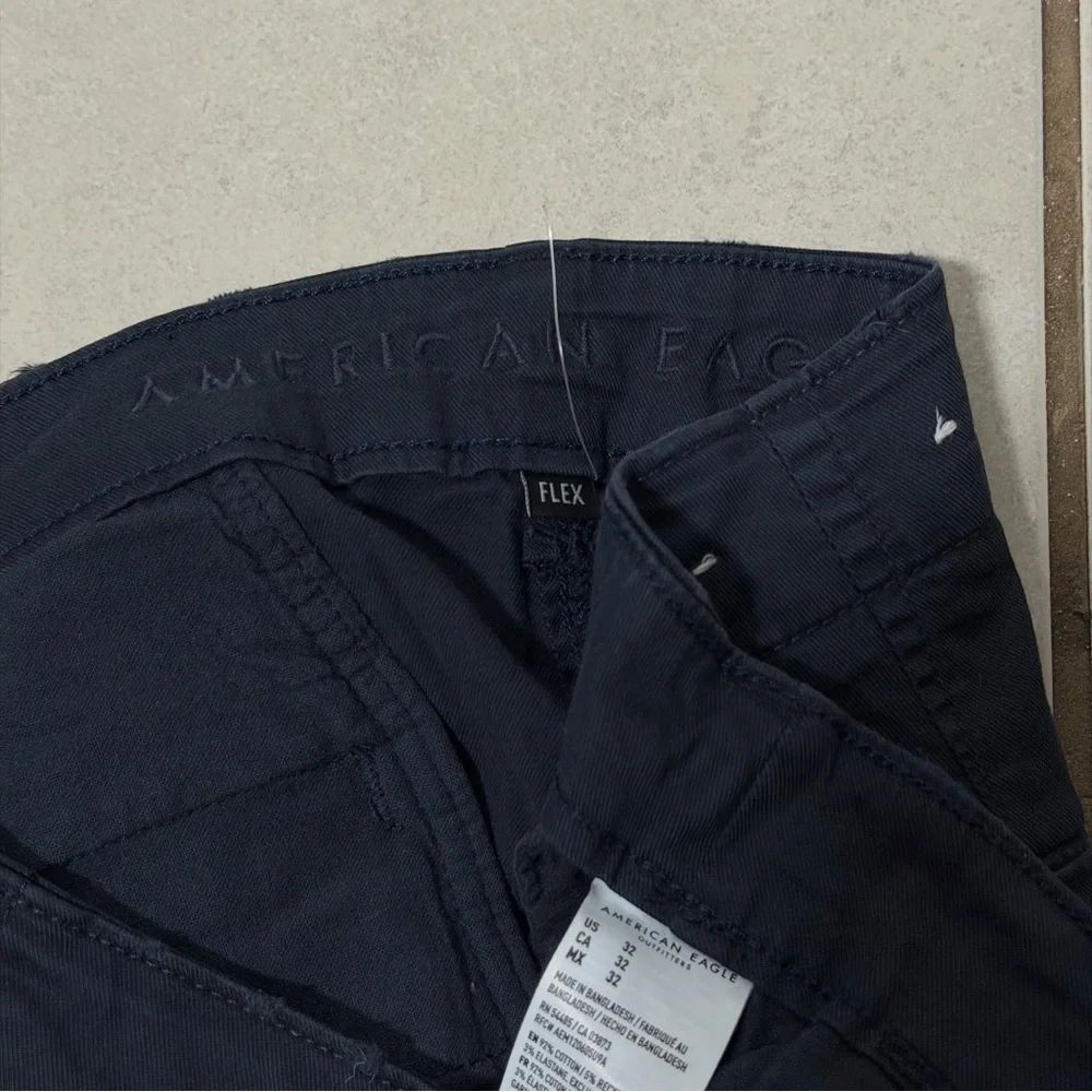 American‎ Eagle Men's Flex Navy Classic Chino Casual Shorts size 32